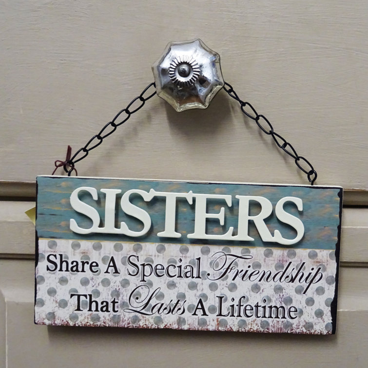 Maturi Sisters Share A Special Friendship Wall Décor Wayfair.co.uk